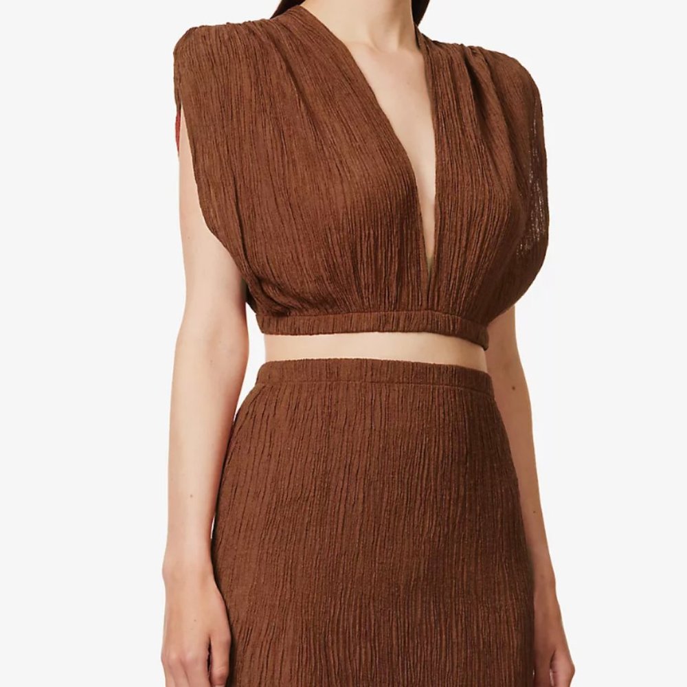 Lightly worn Savannah Morrow Kamala Top Bronze XS/S